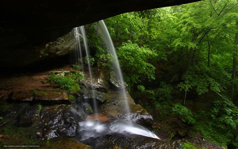 Download Wallpaper Cave Waterfall Cool Free Desktop Wallpaper In The Resolution 1680x1050