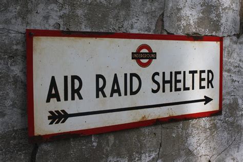 Ww2 Road And City Signs Air Raid Shelter Reproduction Ww1 And Ww2