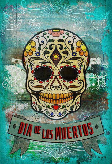 El 16 de agosto celebramos el día de las infancias, se lee. Dia De Los Muertos Mexican Retro Sugar Skull Illustration ...