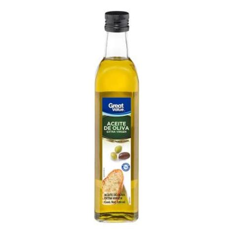 Aceite De Oliva Great Value Extra Virgen Ml Walmart