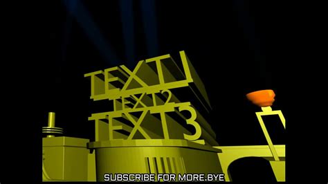 Text 1 Text 2 Text 3 20th Century Fox Parody 3000 Views Special Youtube