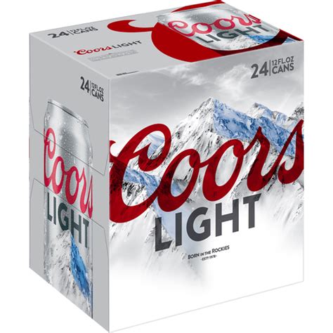 Coors Light Beer 24 Pack Shelly Lighting