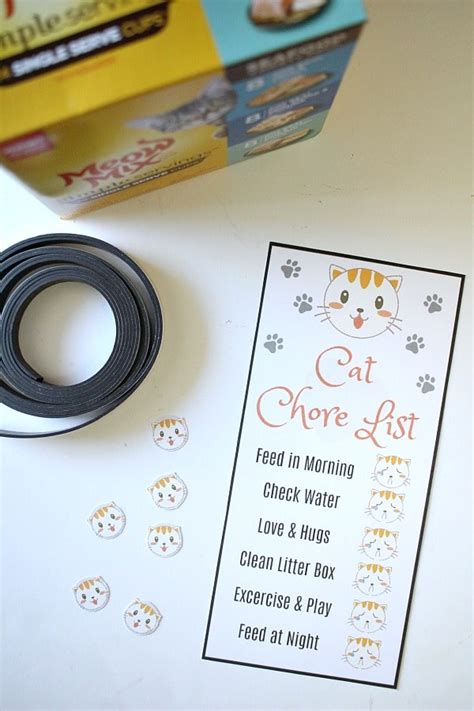 Pet Care for Kids + Free Printable Kids Pet Chores Chart
