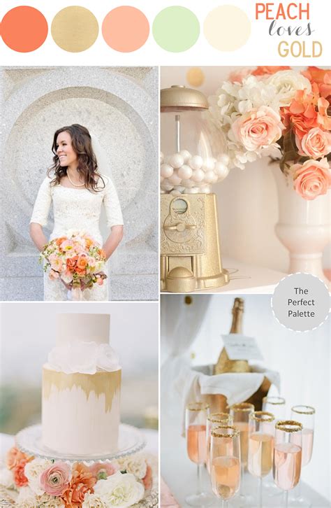 Color Story Peach Loves Gold The Perfect Palette