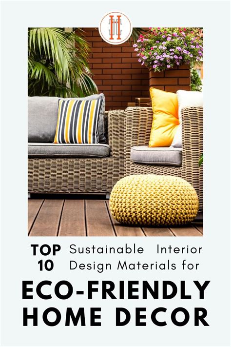 10 Sustainable Interior Design Materials For An Eco Friendly Home In