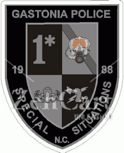 Gastonia Police Special Situations Decal 827 3041 Phoenix Graphics