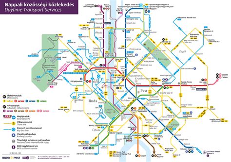 Official Map Daytime Transport Services Of Transit Maps