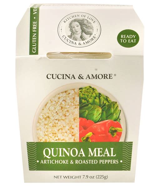 Cucina And Amore Quinoa Quick Meal Gluten Free Artichoke And Roasted Peppers 79 Oz Stuffed