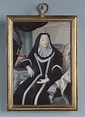 Portrait of Margravine Magdalene Wilhelmine of Baden-Durlach as a widow ...