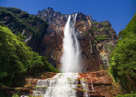 Водопад Анхель Венесуэла Южная Америка Высота координаты карта