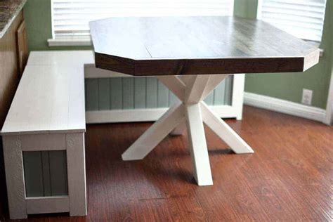 How To Build A Diy Dining Table With Cross Legs Thediyplan