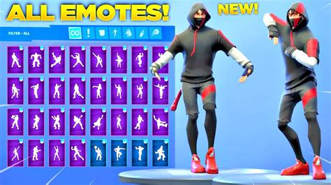 New Ikonik Skin Showcase With All Fortnite Dances And New Emotes Samsung Exclusive Skin Youtube