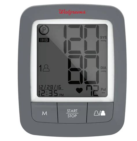 อย่างดีที่ Walgreens Delux Arm Blood Pressure Monitor Manual Wgnbpa 950