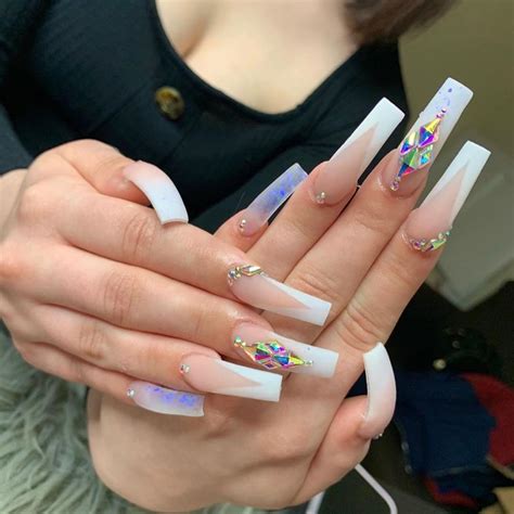 55 Long Acrylic Nail Ideas To Express Your Personality Like To Girls
