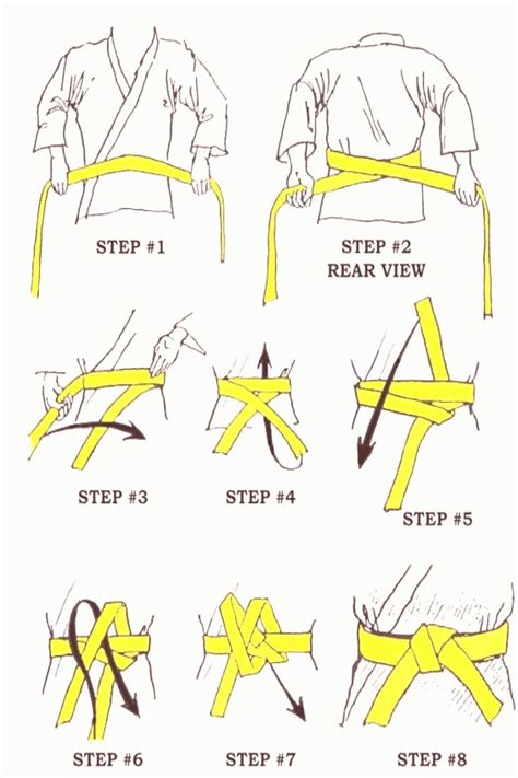 How To Tie A Karate Belt Easy How To Hyu