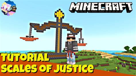Minecraft Statue Idea And Tutorial Scales Of Justice Statue Tutorial