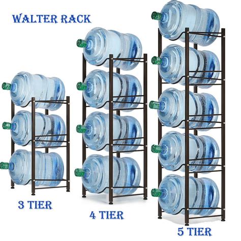 5 Gallon Water Bottle Holder 345 Tier Water Cooler Jug Storage Rack