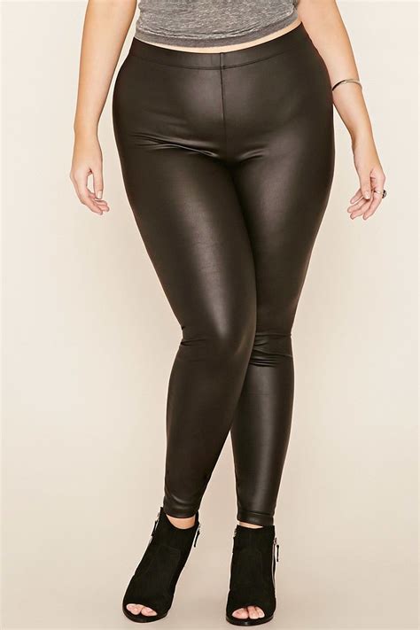 Leather Leggings Plus Size Outfit Ideas