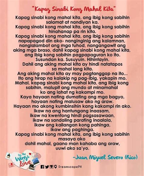 On The Wings Of Love And Jadine 101615 Tagalog Love Quotes Bisaya