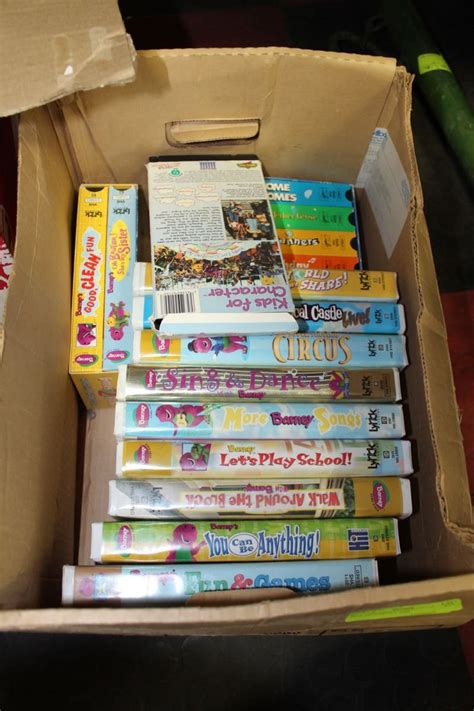 Barney Vhs Lot Collection