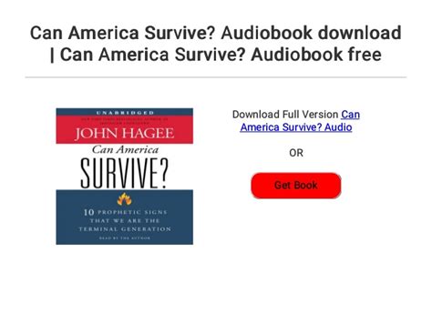 Can America Survive Audiobook Download Can America Survive