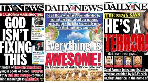 New York Daily News Front Page Hits Back This Time With Puppies