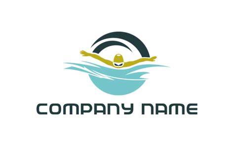 Pro Swimming Pool Logos Swimming Logo Maker