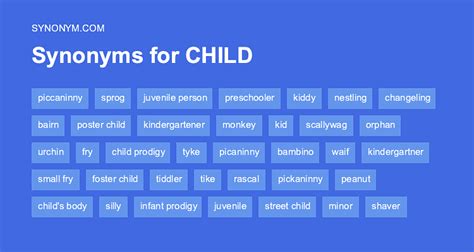 Another Word For Child Synonyms And Antonyms