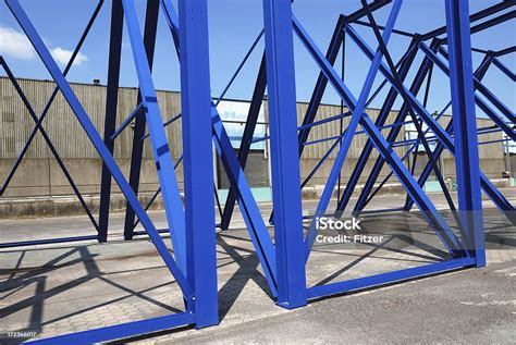 Blue Girder Stock Photo Download Image Now Architecture Blue