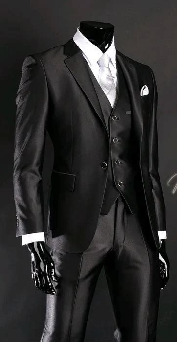 Buy Newest Groom Tuxedo Notch Lapel Groomsmen Shiny