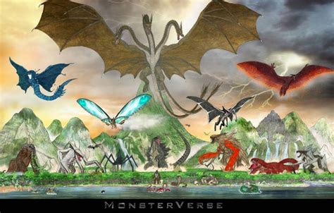 Monsterverse By WoodZilla200 On DeviantArt Godzilla Funny All