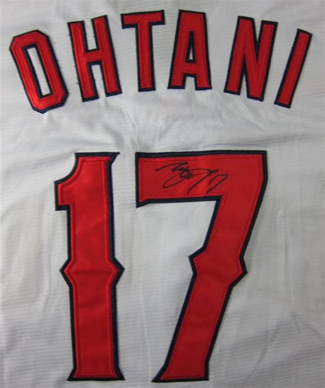 Shohei Ohtani Signed Jersey Memorabilia Center
