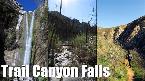 Trail Canyon Falls Hiking Los Angeles Hd Youtube
