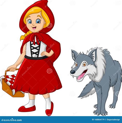 Hood Little Red Riding Wolf Stock Illustrations 813 Hood Little Red