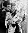 Orson Welles and Rita Hayworth with daughter Rebecca, 1945 | Rita ...