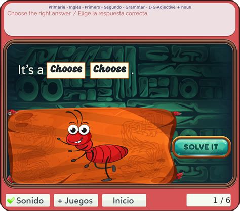 Juegos educativos para secundaria y jovenes didacticos. Juegos de inglés - "Grammar" para primero y segundo de primaria (con imágenes) | Mundo primaria ...