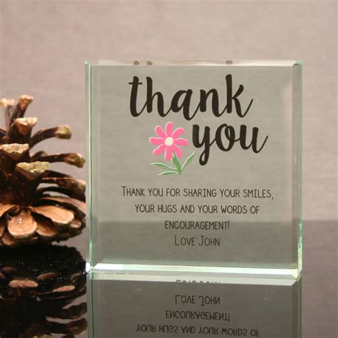 Use a thank you quote to help show your sincere more gift thank you quotes. Personalised Glass Block Thank You Gift By Gifts Online4 U ...