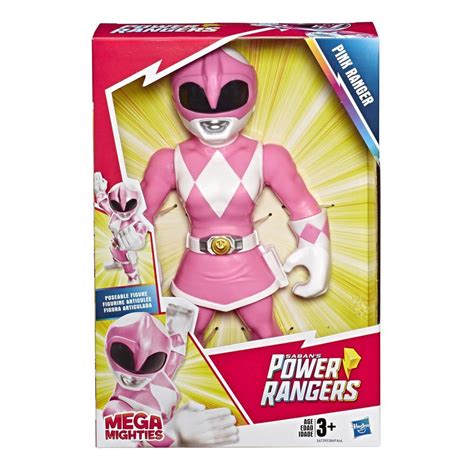 Playskool Heroes Mega Mighties Power Rangers Pink Ranger 10 Inch Figure