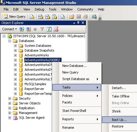 SQL Backup SQL Server Backup Database Tool In SQL Server Management Studio