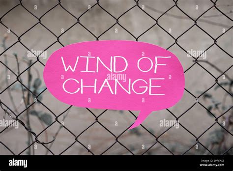 Handwriting Text Wind Of Change Business Overview Changing Time