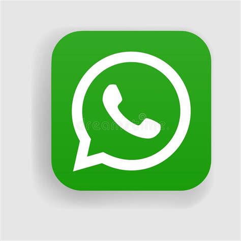 Icono Del Logotipo De Whatsapp Foto De Archivo Editorial Ilustración
