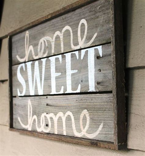 They are primarily black and white, but could be custom ordered in any color. 50 Wood Signs That Will Add Rustic Charm To Your Home ...
