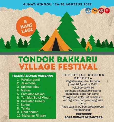 Arwan Aras Sambut Baik Tondok Bakaru Village Festival