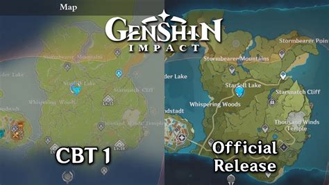 Cbt 1 Vs Official Release Comparison Interface And Cutscene Genshin