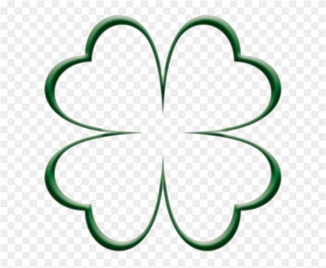 Download Picture Four Leaf Clover Outline Clipart PinClipart