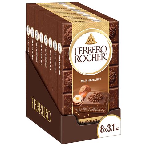 Buy Ferrero Rocher Premium Chocolate Bars Milk Chocolate Hazelnut