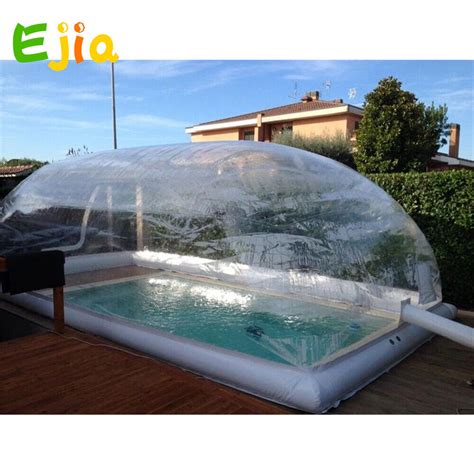Inflatable Pools Cover Transparent Hot Tub Swimming Pool Bubble Dome