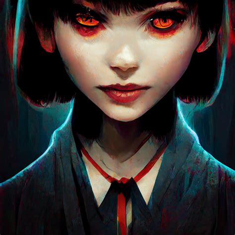 Prompthunt Evil Anime Girl Psycho