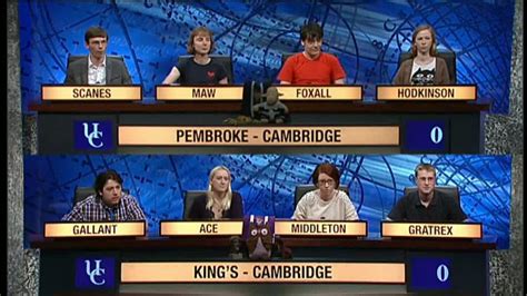 Bbc Two University Challenge 20122013 Episode 32 The Year 1565