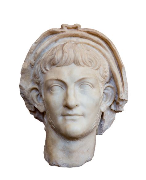 Profile of the Roman Emperor Nero